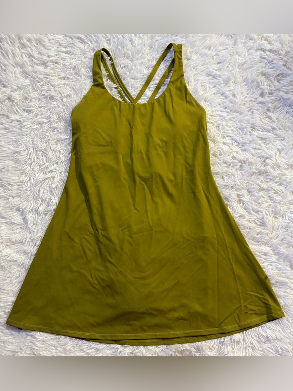 BuffBunny Athletic Athleisure Gym Tennis Pickleball Golf Dazed Dress Green L - Picture 2 of 12